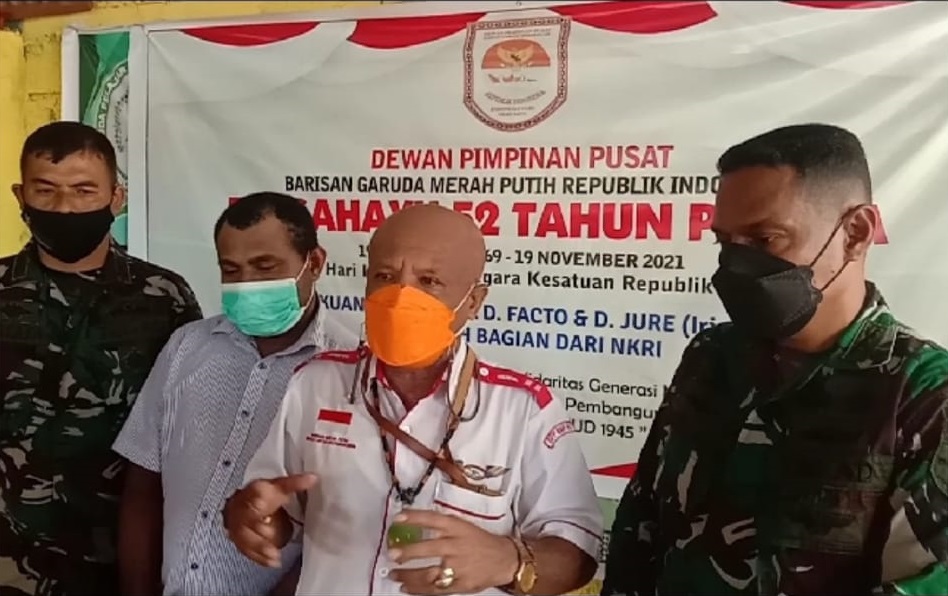 Peringati HUT Ke-52 tahun(PEPERA) Barisan Garuda Merah Putih Lakukan Doa Syukur