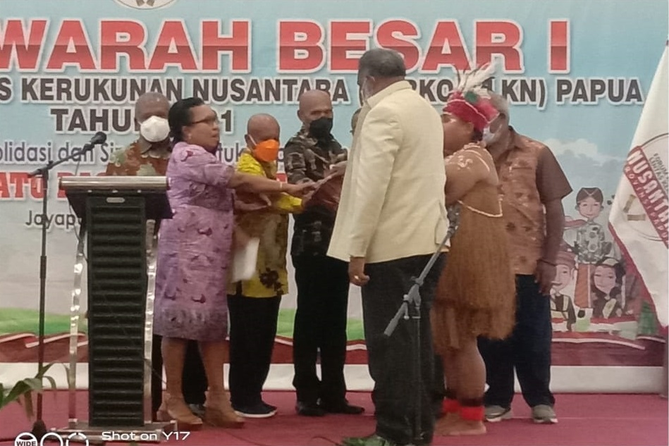 Junaidi Rahim terpilih sebagai Sekjen dalam Mubes Forum LKN Papua