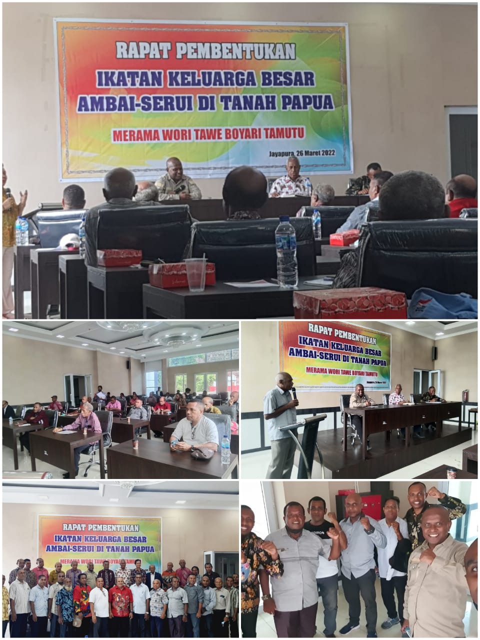 Ikatan Keluarga Ambai Serui Tanah Papua gelar rapat persiapkan Deklarasi dan Mubes I