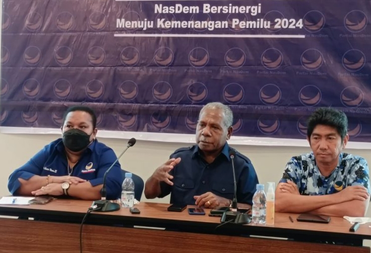 Sek,DPW Nasdem Papua:Apresiasi kami berikan kepada rakyat yang percaya kami memenangkan Pemilu diPapua