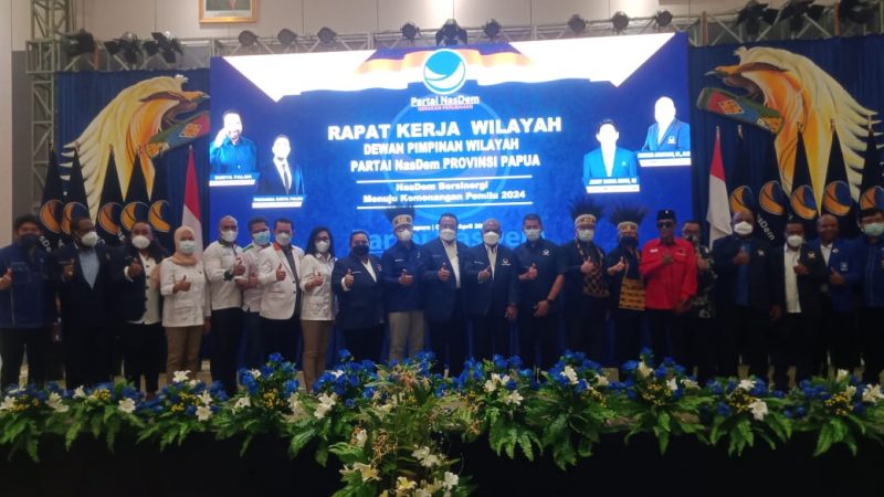 Tatap Kemenangan Pemilu 2024, NasDem Papua Gelar Rapat Kerja Wilayah