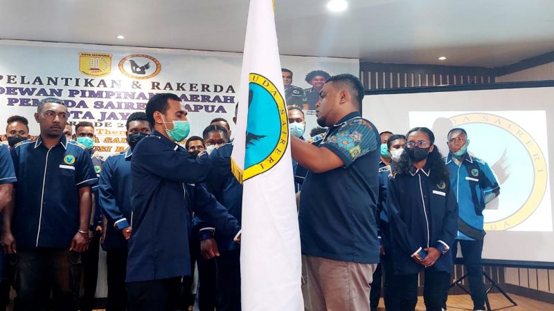Pelantikan dan Rakerda DPD PSP Kota Jayapura,(BTM) Berpesan: Pemuda Saireri harus menjadi Agen Perubahan di Kota Jayapura maupun diwilayah Saireri