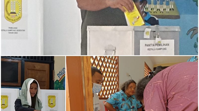 Tomi Sibi Raih Suara Terbanyak Pimpin Kampung Kayu Pulau 5 Tahun Kedepan