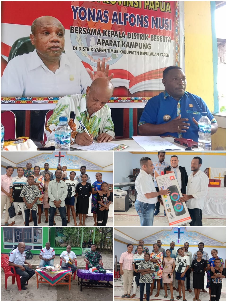 Kungker Anggota DPR Papua Yonas Alfons Nusi bantu Pemuda GPDI Eklesia Peserta Youth Camp di Waropen