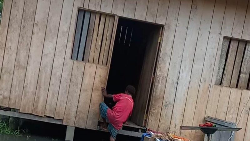 Empat kampung di Distrik Doufo,kabupaten Puncak terendam air sungai mamberamo