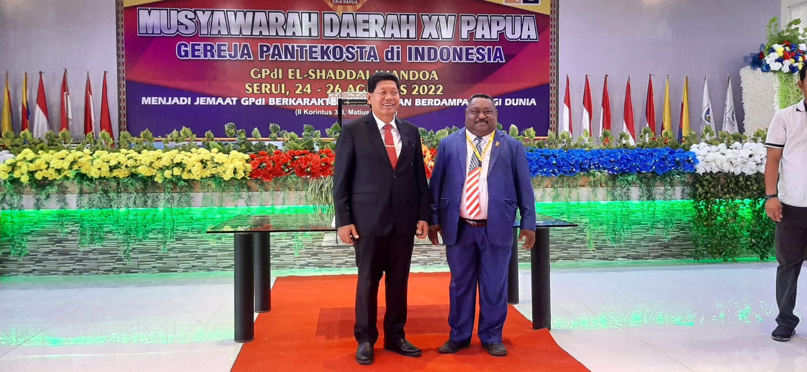 Wakili Gubernur buka kegiatan Musda XV GPDI Papua, Bupati Yapen harap,Gereja bantu Pemerintah layani masyarakat