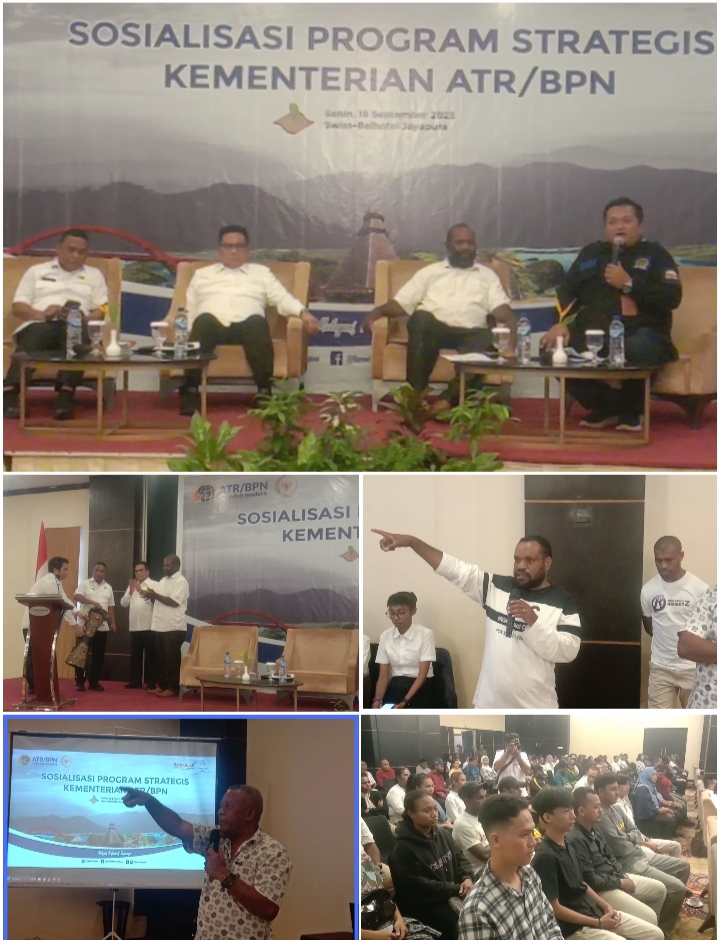 Sosialisasi Program Strategis Kementerian ATR/BPN, Komisi II DPR RI Dorong Publikasi Layanan Pertanahan diPapua