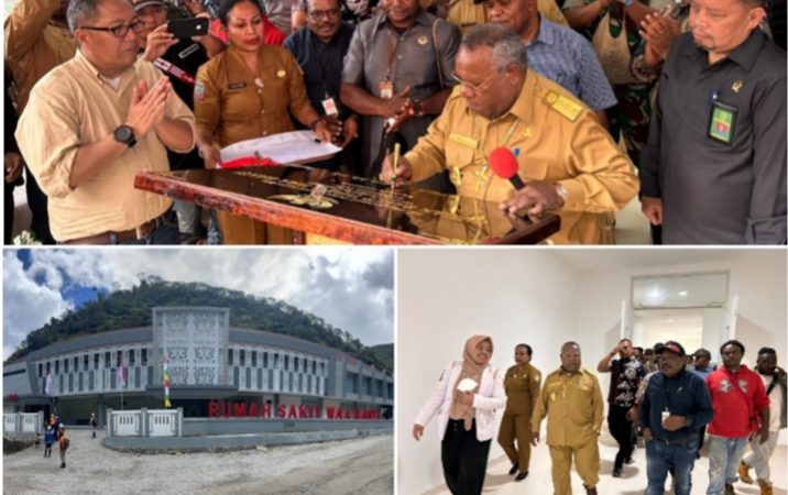 Bupati Eltinus Omaleng Resmikan RS Waa Banti: Simbol Komitmen Pemkab Mimika bersama PTFI tingkatkan kesejahteraan Masyarakat Distrik Tembagapura