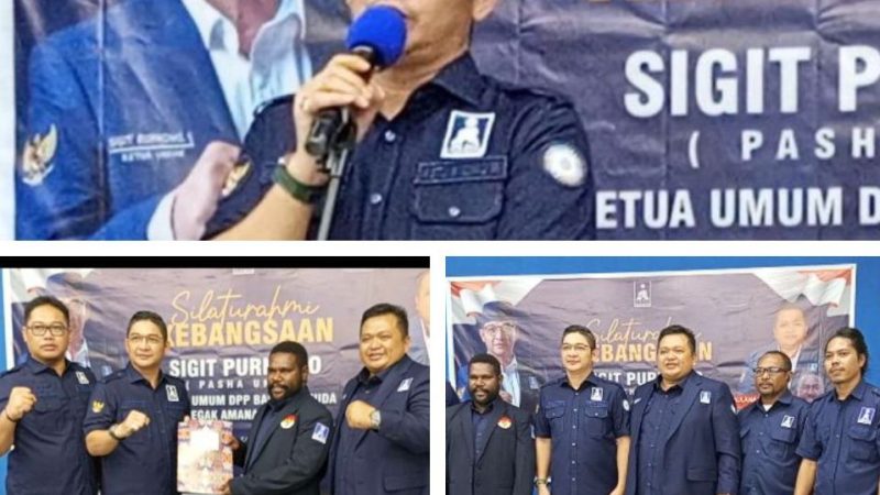 Lakukan silahturahmi Kebangsaan diJayapura,Ketua umum BM PAN  Sigit Purnomo ajak Pemuda jaga Papua dari disintegrasi