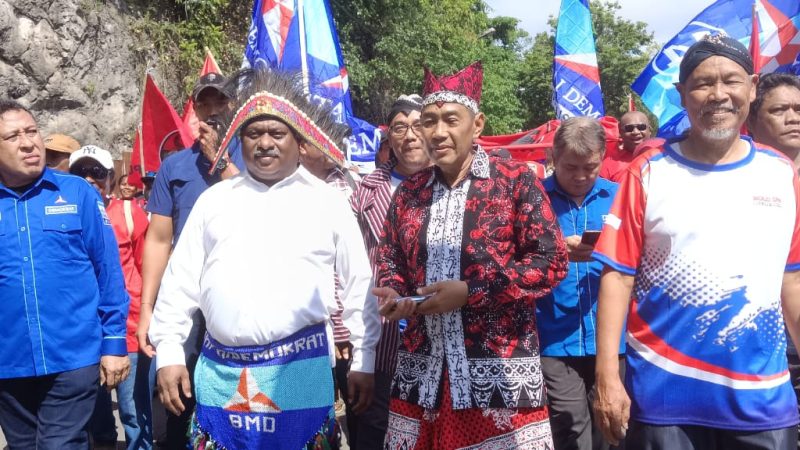 Di dukung Demokrat dan PDIP Tanpa Mahar BMD-DIPO Resmi daftar ke KPU Kota Jayapura