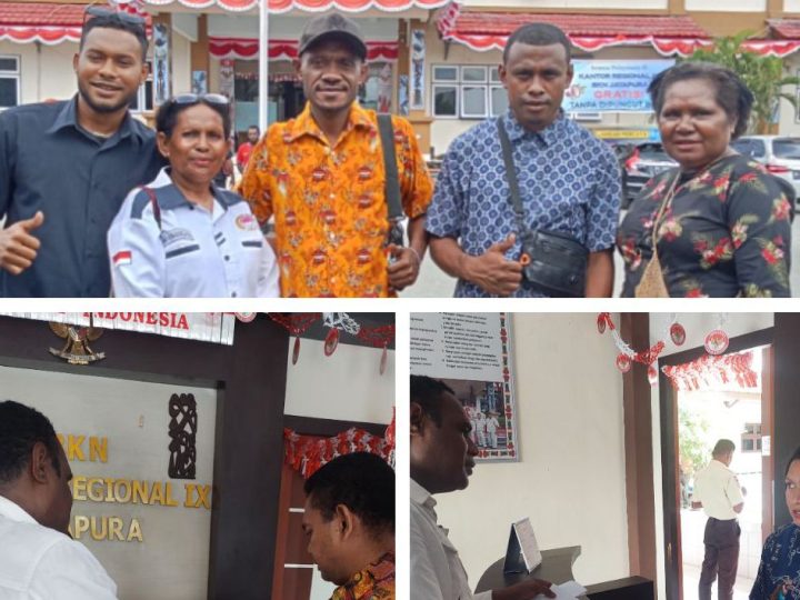 Bawa Rekomendasi Menpan RB berdasarkan RDP Komisi II DPR RI. AHN dan Forum Afirmasi Otsus Papua Kab.Keerom serahkan Dokumen formasi 3000 CPNS ke Kanreg BKN  Papua