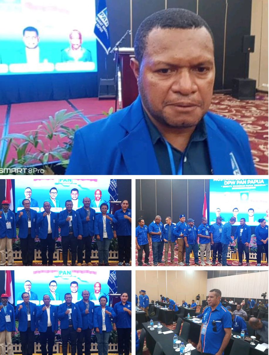 Terpilih nakodai Partai PAN Papua 2025-2030,Haris Ricard Yocku siap tancap Gas besarkan Partai