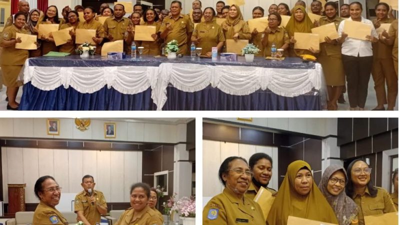 41 Tenaga Honorer K2 di Sekretariat (DPRP)Terima SK CPNS diluar itu sedang diproses hukum