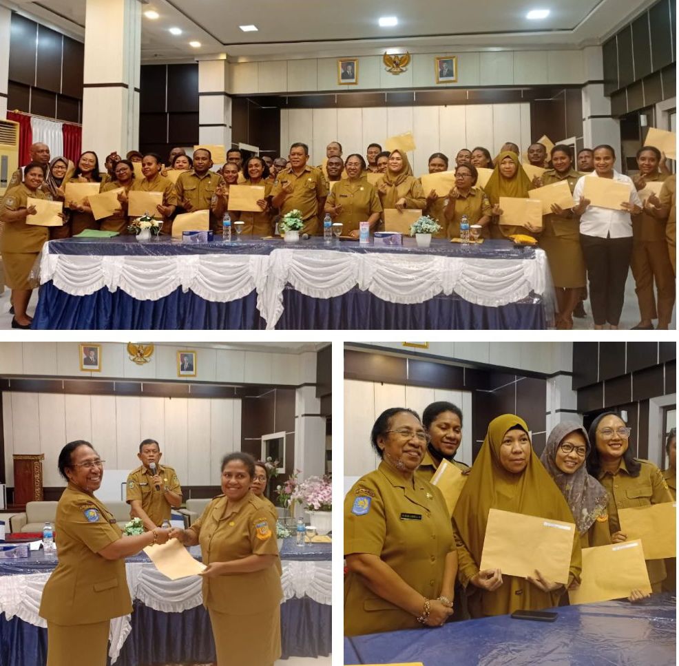41 Tenaga Honorer K2 di Sekretariat (DPRP)Terima SK CPNS diluar itu sedang diproses hukum