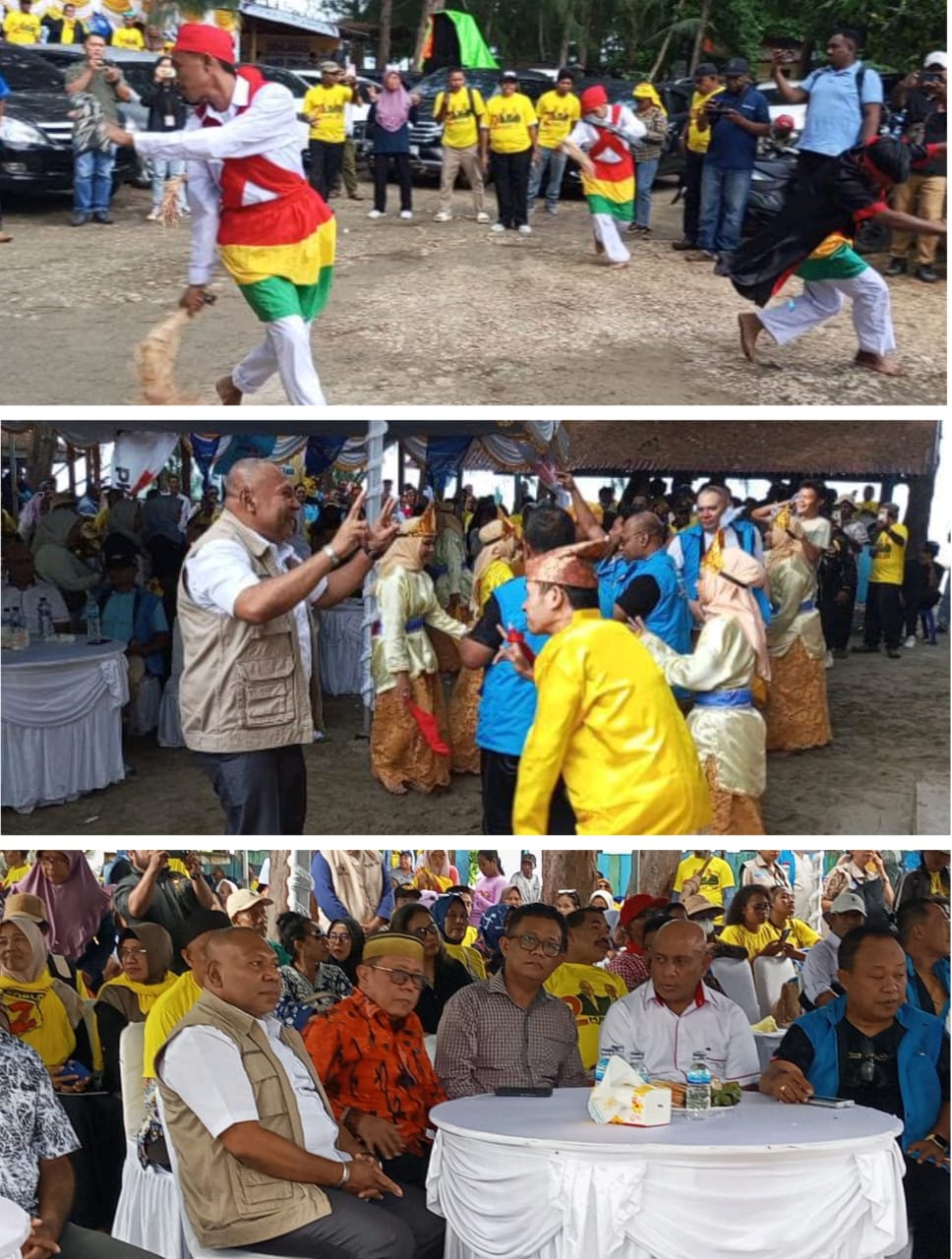 Dinilai Santun tdk kasar dan teriak teriak dalam bertutur kata, juga pribadinya suka mengayomi maka warga KKMU Deklarasi dukungan kepada MARI-YO