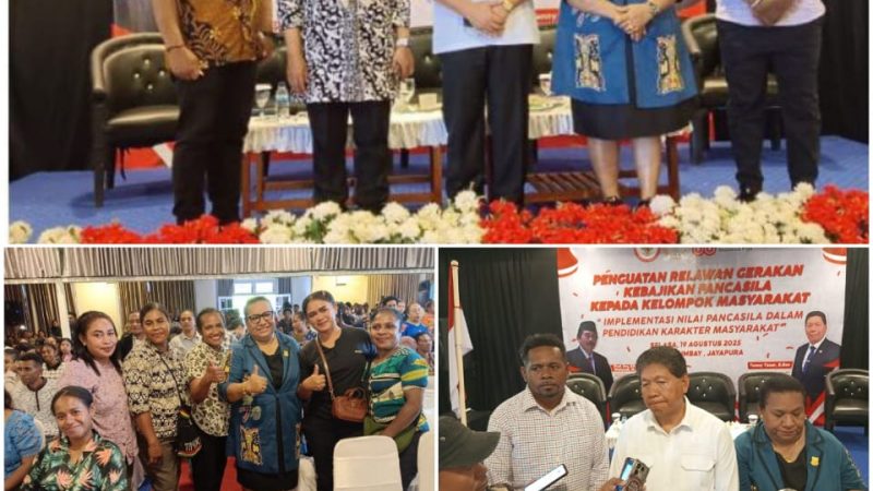 Tonny Tesar dan BPIP Gelar Penguatan Gerakan Kebajikan Pancasila kepada Generasi mudah Papua