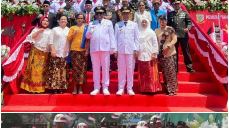 Peringati Hut RI Ke-80 Pemda Kabupaten Keerom di Hibur Artis Daerah Edgar Aronggear