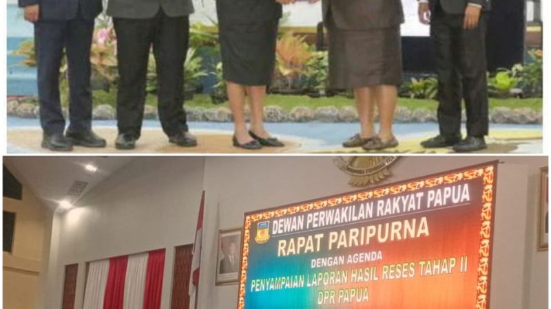 Serahkan Hasil Reses tahap II ke Gubernur, DPRP berharap laporan hasil Pansus jangan hanya jadi catatan, tapi dapat menjadi pertimbangan dalam penyusunan kebijakan Pemprov Papua.