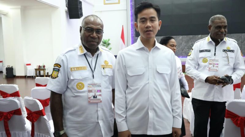 Bupati Roby Rumansara Minta Dukungan Wapres Gibran untuk Percepatan Pembangunan Mamberamo Raya
