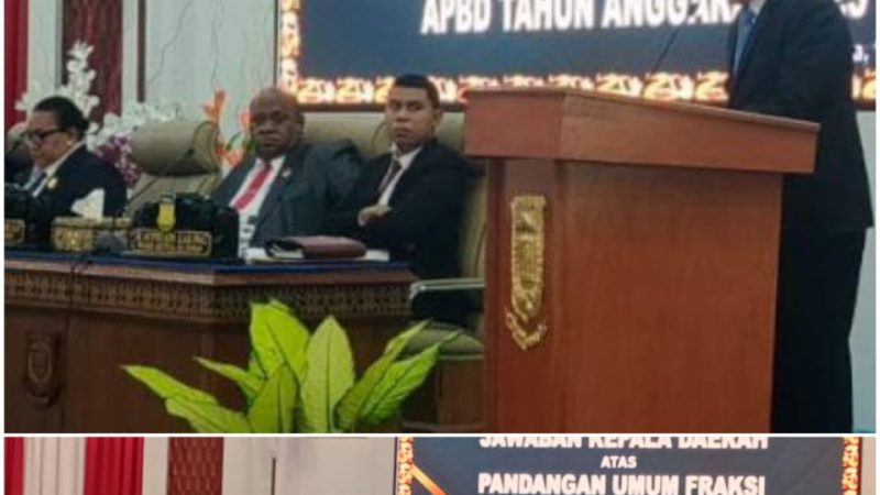 Jawaban PJ. Gubernur A.Fatoni: Belanja Pegawai Provinsi Papua meningkat 2025 akibat Jumlah ASN melampaui Kapasitas batas Normal