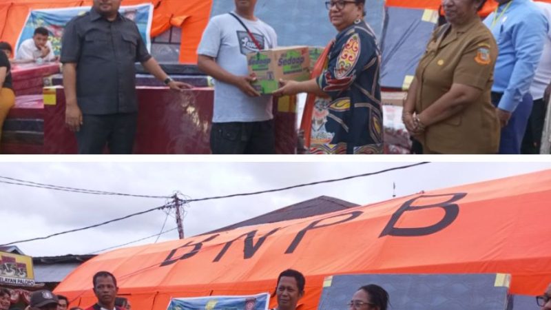 Ketua DPRP : Kami akan komunikasikan kebutuhan bahan bangunan agar warga Palopo Korban Kebakaran bisa segera membangun kembali rumah