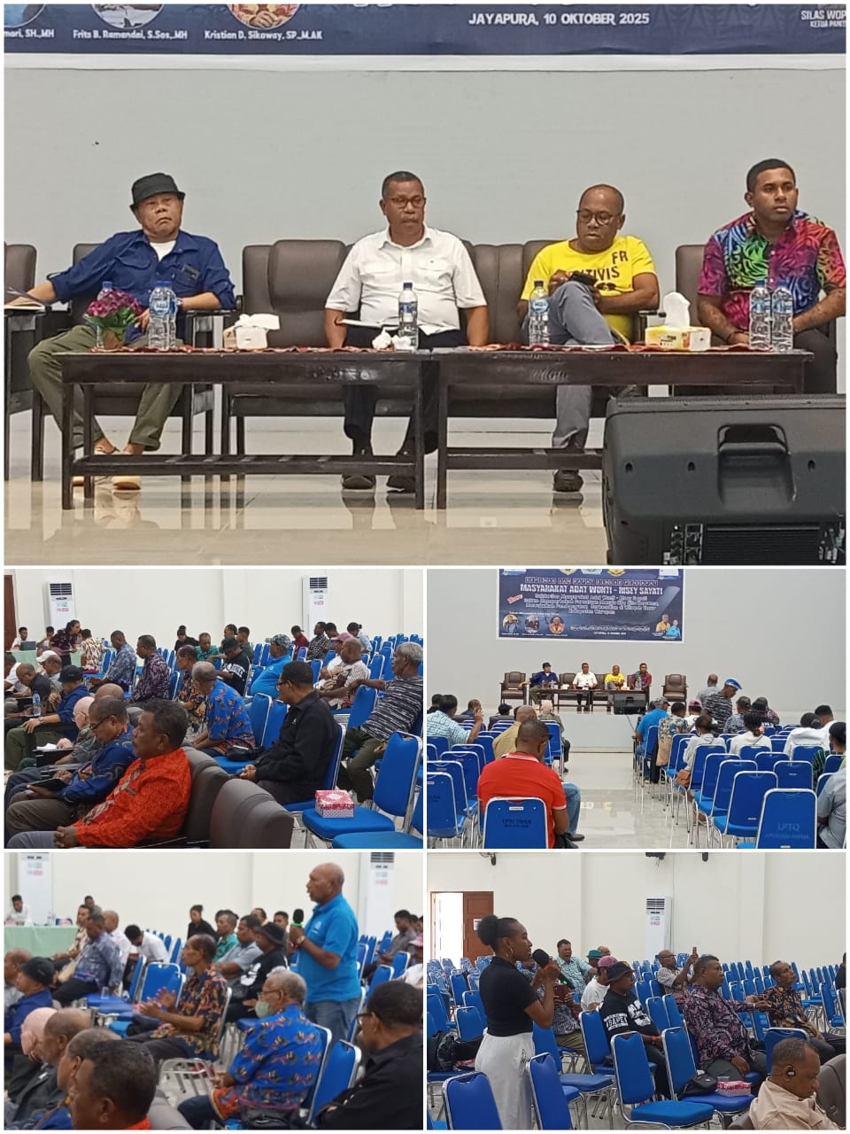 Buka Seminar dan RDP Masyarakat Adat Wonti-Risey Sayati Bupati FX Mote berharap akan lahir Gagasan dan pandangan yang dapat memperkuat persatuan