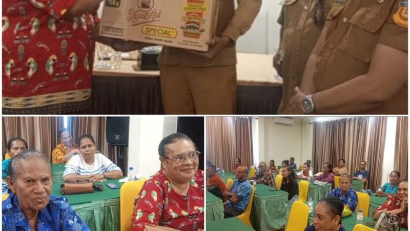 Wujudkan Program Papua Cerah, Dinas Sosial Provinsi Papua salurkan bantuan Perkiosan kepada 25 KK Orang Asli Papua