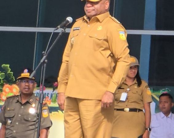 Pimpin apel Perdana di Lingkungan Pemprov Papua MDF tekankan ASN  tikankan Kwalitas Pelayanan Publik dan Pembangunan Daerah