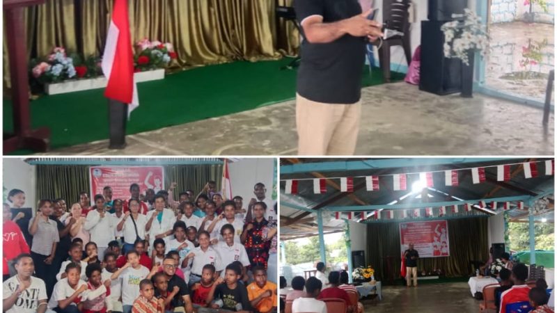 Rayakan HUT ke-97 Sumpa Pemuda, Pemudah Papua Gelar Seminar Edukasi Kebangsaan kepada Penghuni Panti Asuhan Holei Roo Sentani
