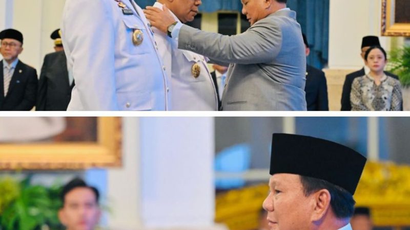 Presiden Prabowo Lantik Gubernur dan Wakil Gubernur Papua