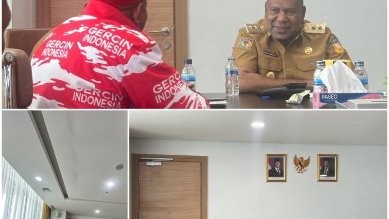Ketum GERCIN Indonesia HYU Audiensi dengan Wakil Gubernur Papua: Laporkan Kesiapan Rakornas GERCIN 6 Provinsi di Tanah Papua