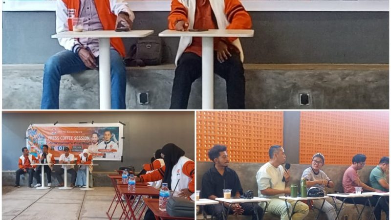 Cofie bareng Awak Media DPD PKS Kota Jayapura minta Wartawan buat Rapot kepada Kerja kerja Anggota DPRK