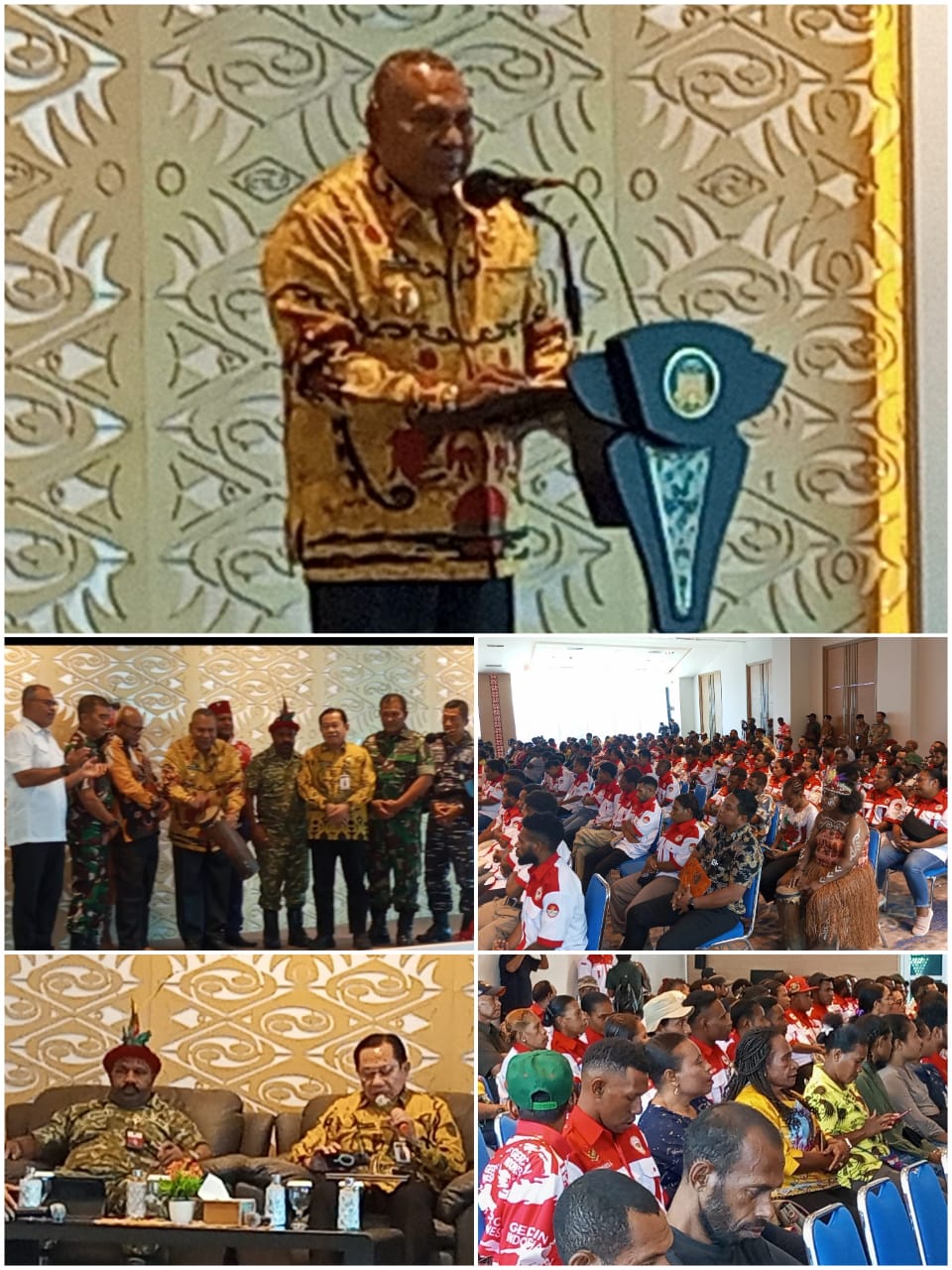 Buka Rakornas “GERCIN” Wagub Ariyoko ajak Ormas bersama Pemerintah bangun SDM ditanah Papua