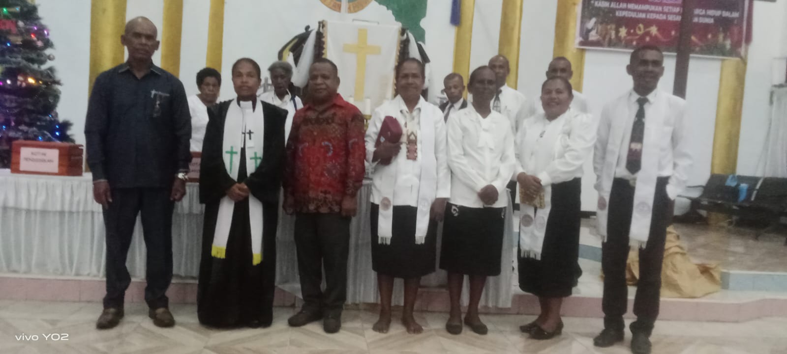 Natal Akbar Oikumene Rantauan Tiga Kampung Yeruboi, Komboi, Manfias Berlangsung Penuh Suka Cita