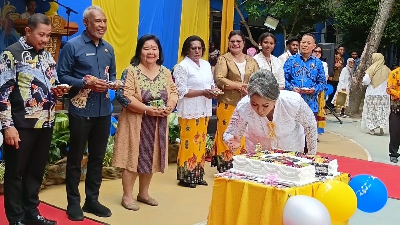 Hut ke-29 SMAN 4 Jayapura Wakil Walikota minta dukungan smua pihak  berikan tambahan ruangan tunjang sekolah