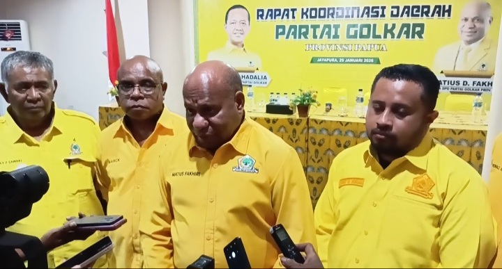 Ketua Partai DPD Golkar Papua  MDF: Elit Politik stop jual Jamu isuh Pemekaran Provinsi akibatnya Rakyat sengsara
