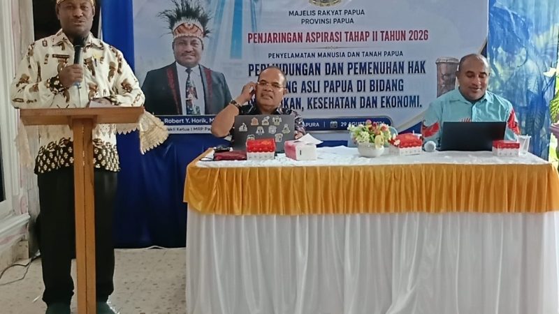 Wakil Ketua MRP Pdt.Robert Horik Gelar Penjaringan Aspirasi Tahap II: Selamatkan Manusia & Tanah Papua, Tegaskan Otsus Belum Berjalan Adil