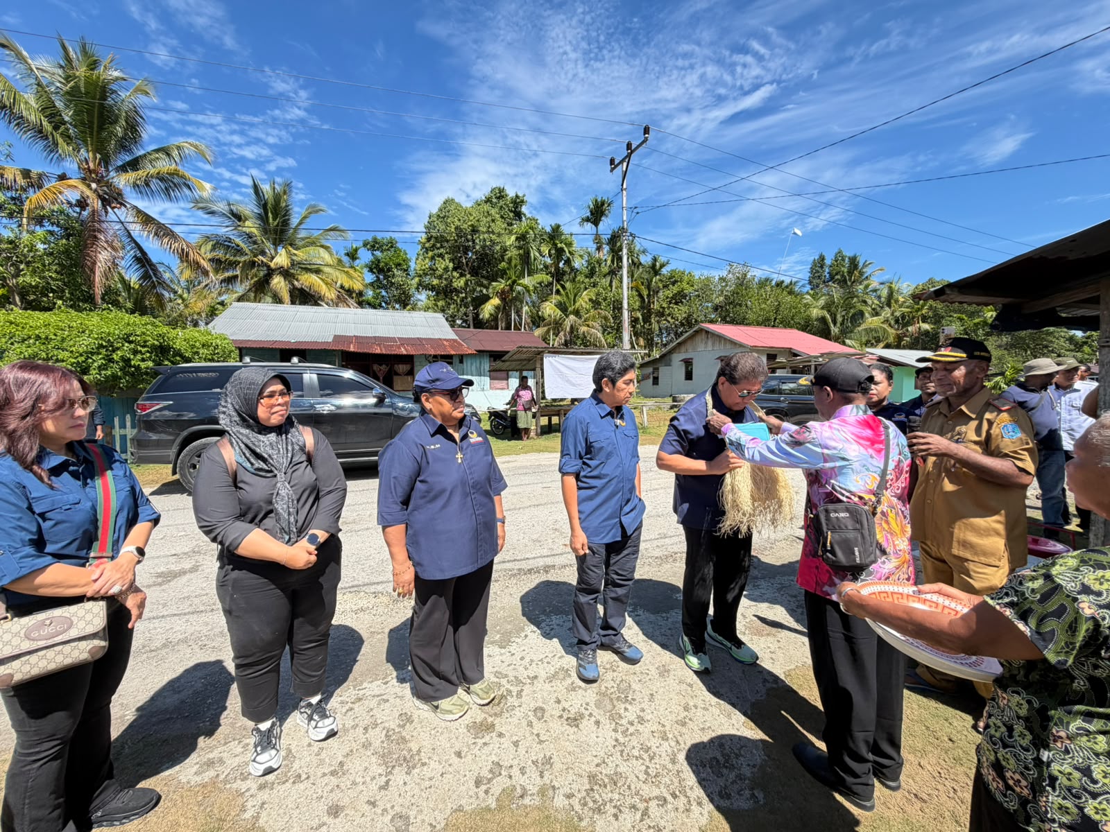 11 Kepala Kampung Swandiwe Sambut Rombongan NasDem, Dukung Tegas Pembentukan Papua Utara