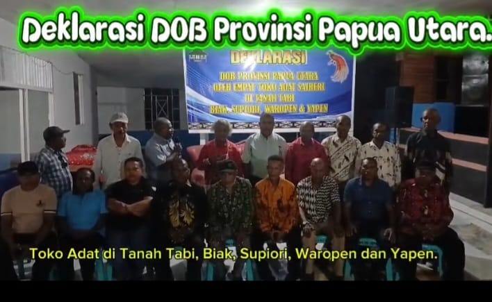 Deklarasi Saireri Bersatu: Dorong Pembentukan Provinsi Papua Utara, DOB Keenam Sesuai Wilayah Adat