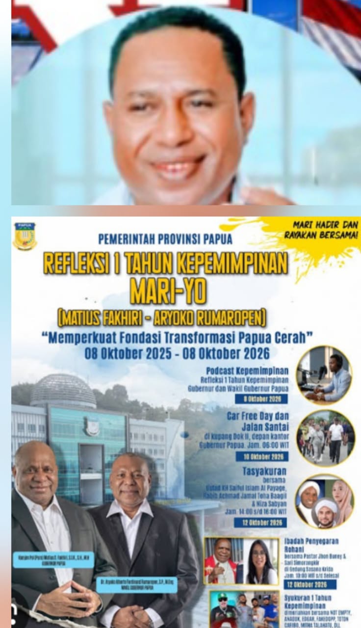 Di Balik Satu Tahun Jabatan Gubernur‑Wagub Papua: Refleksi FASN Tentang Amanah dan Kritik