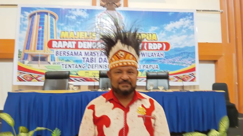 Wakil Ketua MRP Max Ohee: Definisi Orang Asli Papua Perlu Diperjelas, MRP Siapkan Usulan Revisi UU Otsus